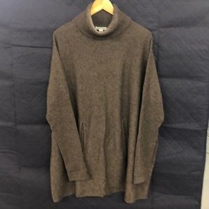 Garnet Hill Oversized Turtleneck Sweater